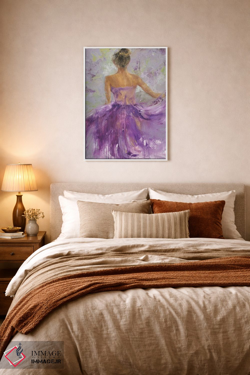 تابلو دکوراتیو چشم انداز روان I اثر جولی جوی - D5W