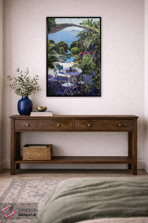 تابلو دکوراتیو ریویرا اثر ژان پل کورشیا - D6B