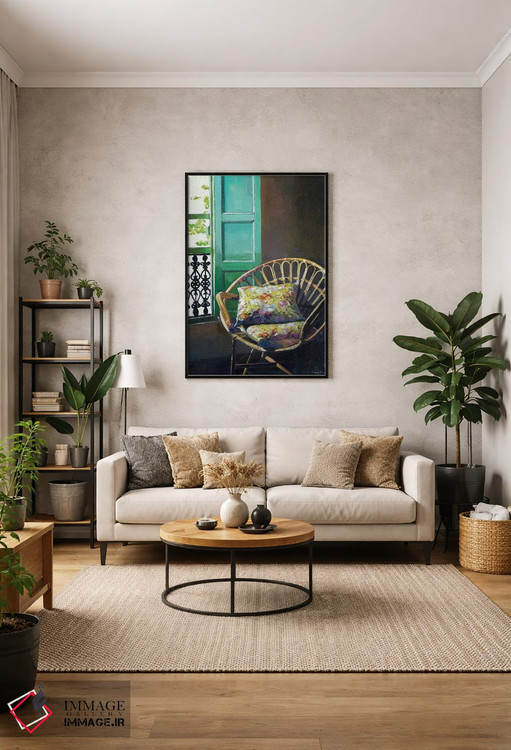 تابلو دکوراتیو پنجره ای در ونیز اثر ژان پل کورشیا - D1B