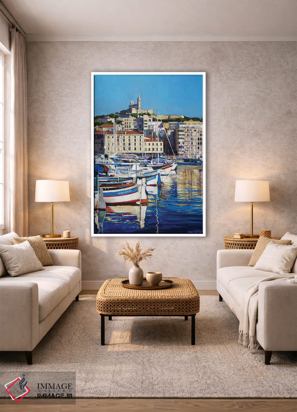 تابلو دکوراتیو مارسی اثر ژان پل کورشیا - D1W