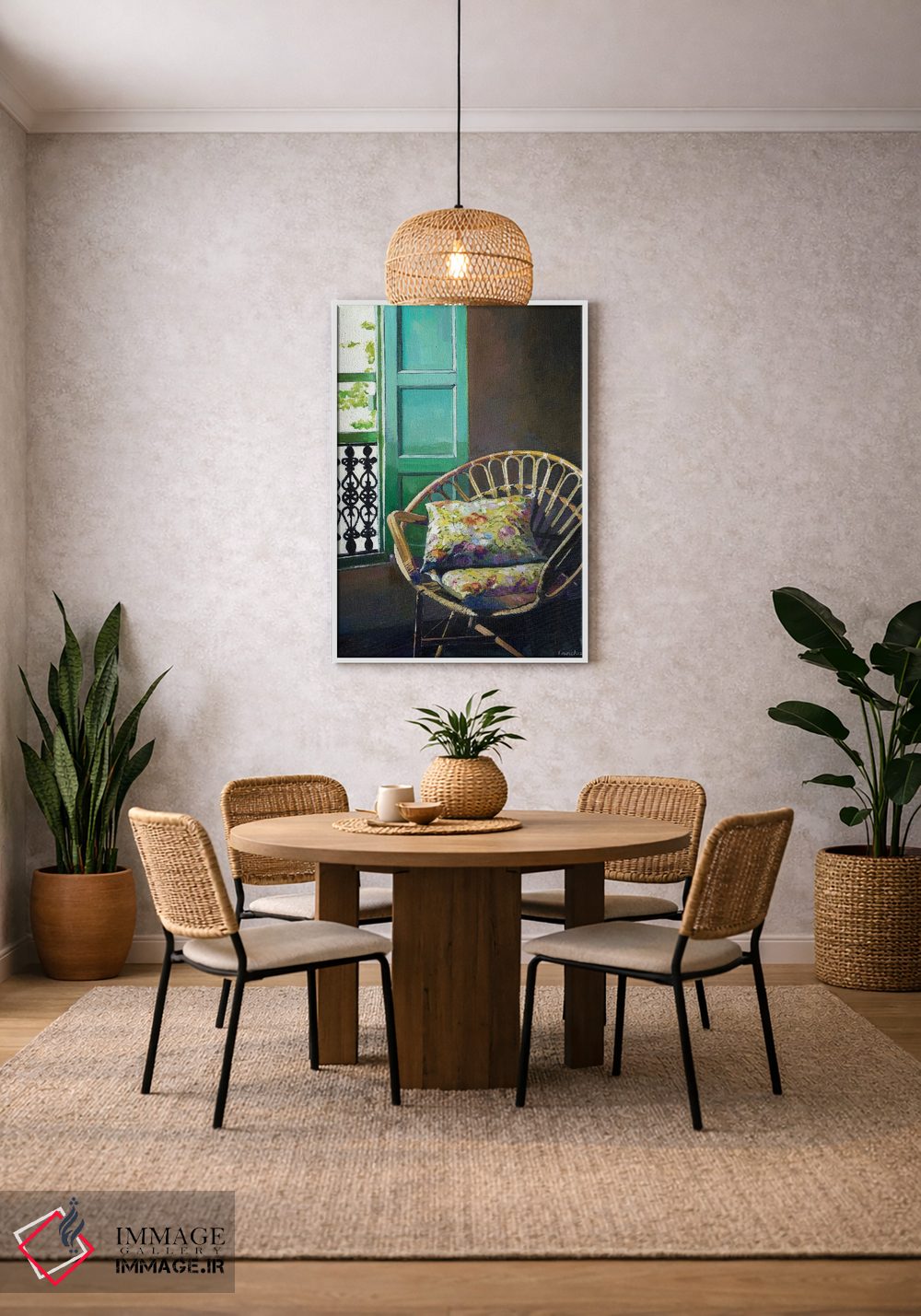 تابلو دکوراتیو پنجره ای در ونیز اثر ژان پل کورشیا - D4W