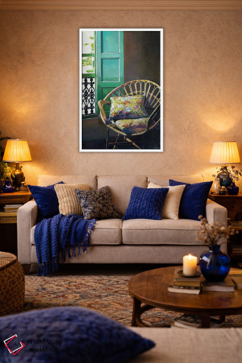 تابلو دکوراتیو پنجره ای در ونیز اثر ژان پل کورشیا - D5W