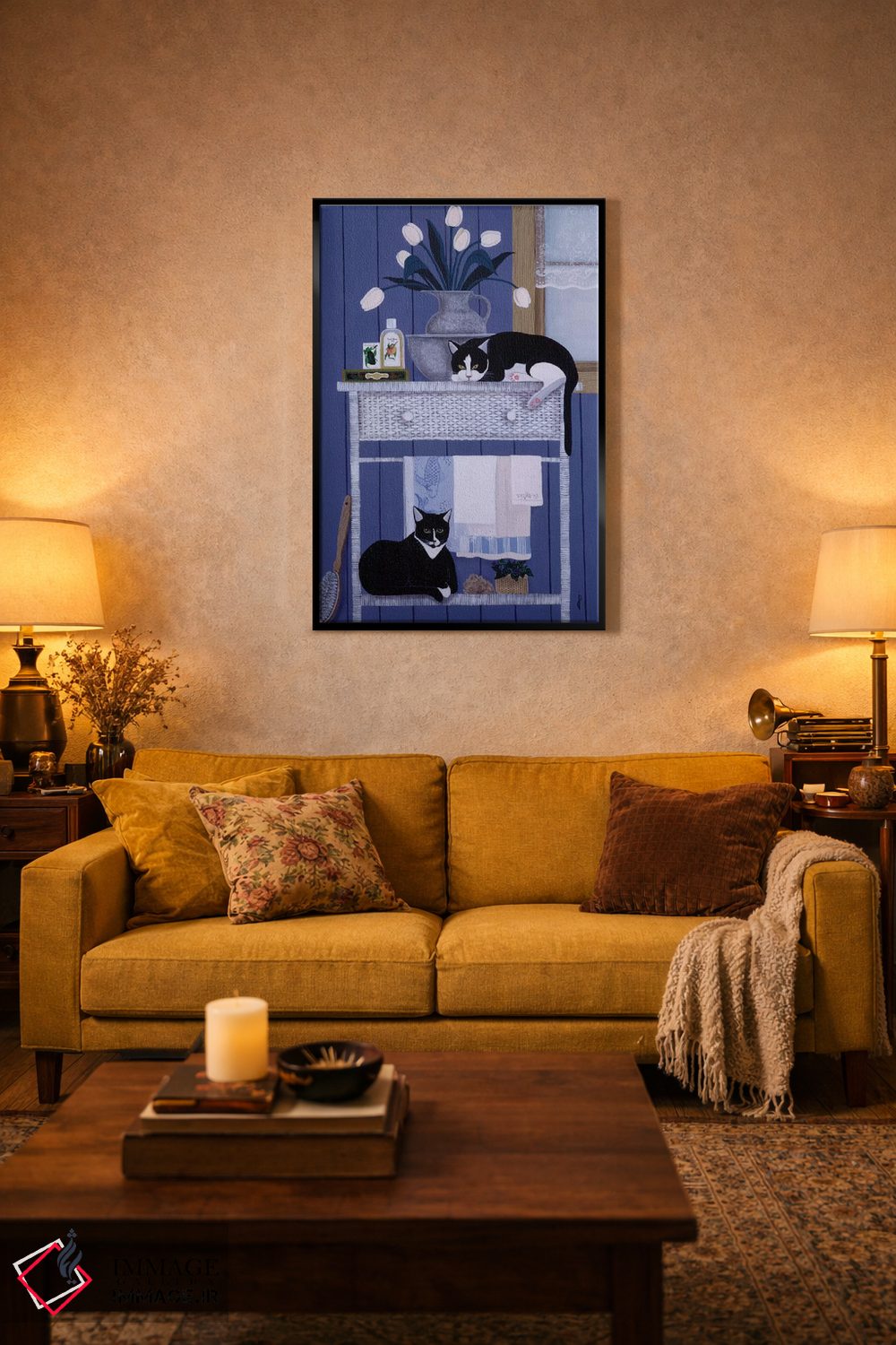 تابلو دکوراتیو اسکار و هارولد اثر یان پانیکو - D4B