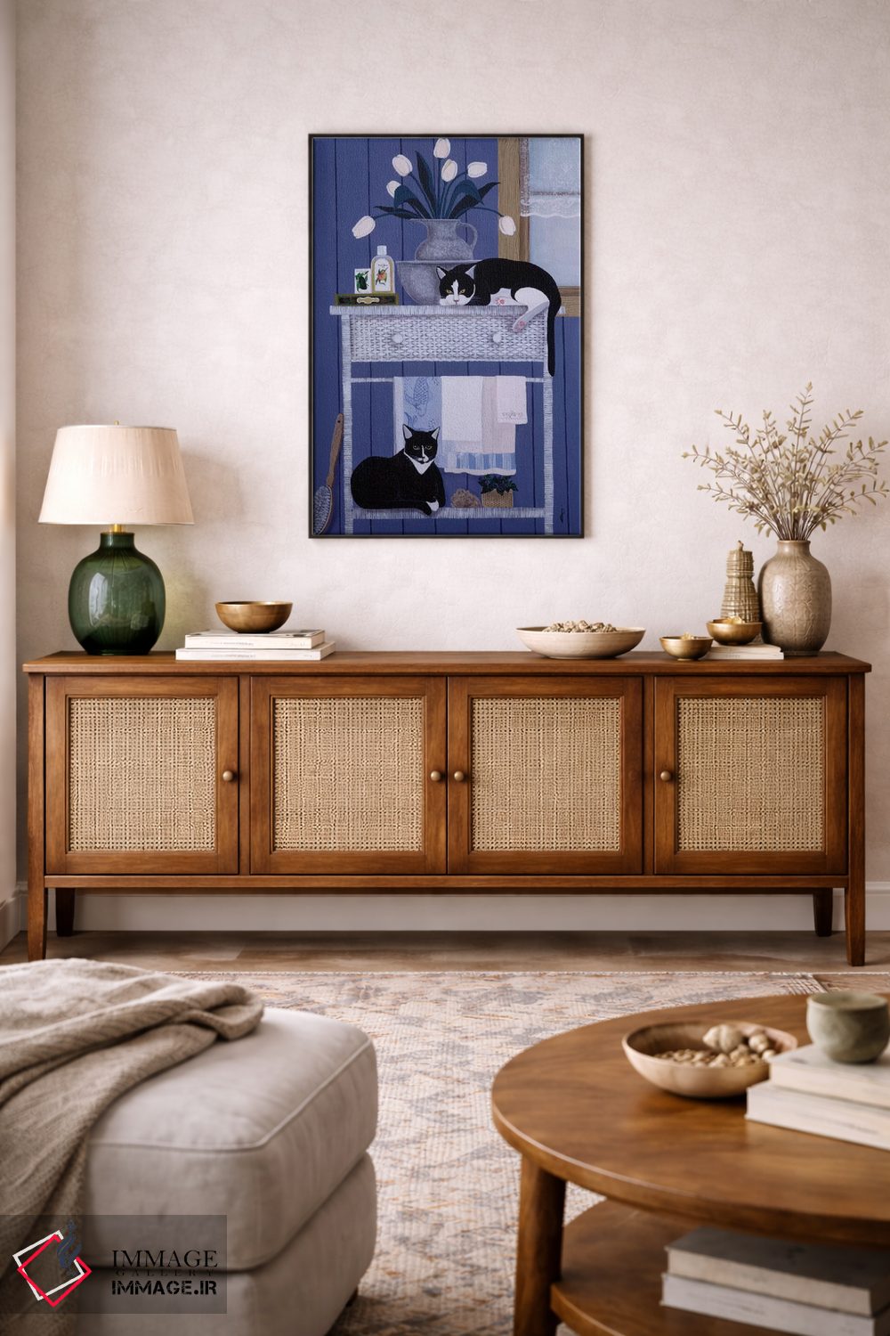 تابلو دکوراتیو اسکار و هارولد اثر یان پانیکو - D5B