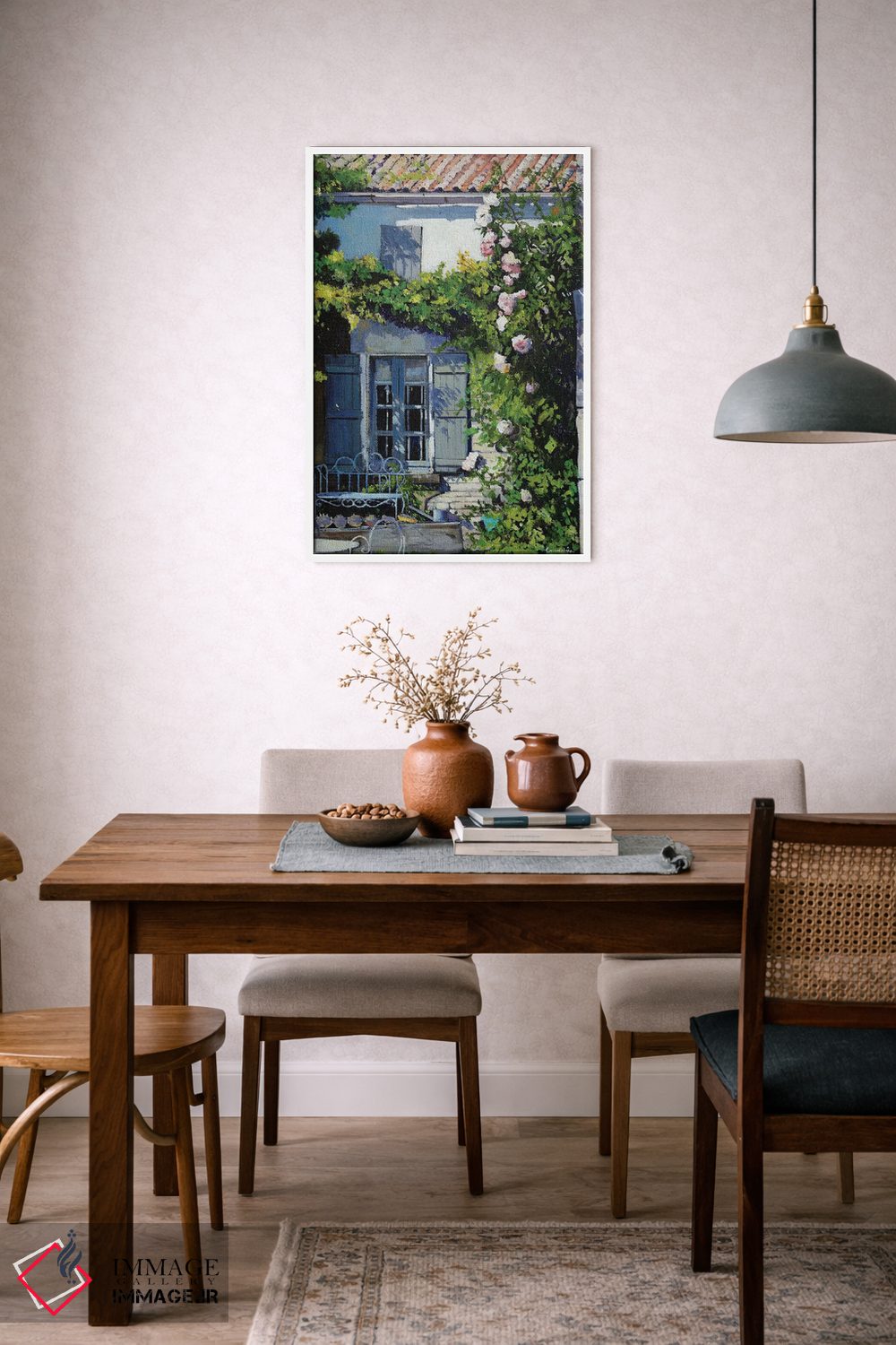 تابلو دکوراتیو کرکره های خاکستری اثر ژان پل کورشیا - D6W