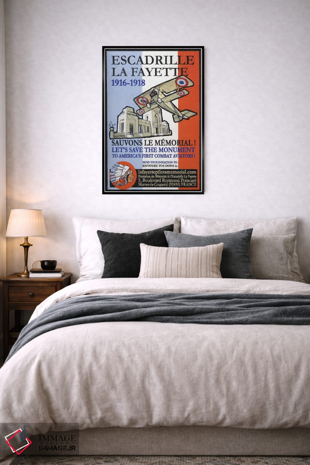 تابلو دکوراتیو اسکادران لافایت اثر ژان-پی یر گو - D6B