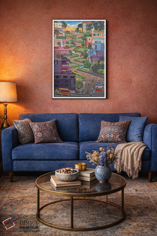 تابلو دکوراتیو خیابان لومبارد اثر جولی پیس هوف - D2W