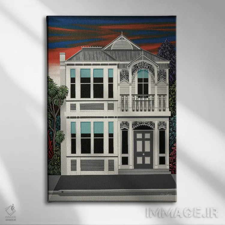 تابلو دکوراتیو وسواس عجیب اثر لیزا جپسون - نمای روبهرو روی دیوار