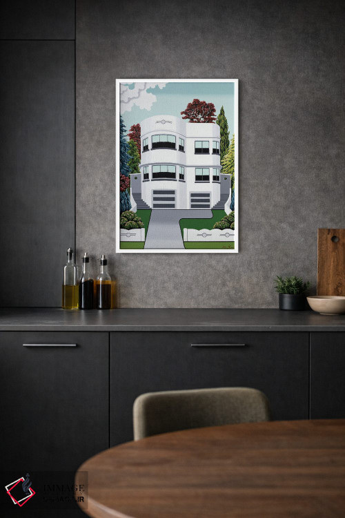 تابلو دکوراتیو زیبایی سبک آرت دکو اثر لیزا جپسون - D1W