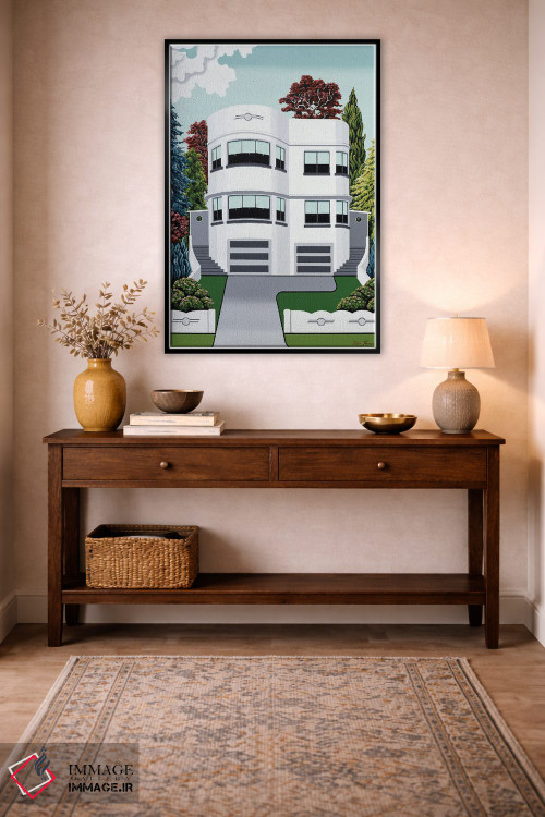 تابلو دکوراتیو زیبایی سبک آرت دکو اثر لیزا جپسون - D4B