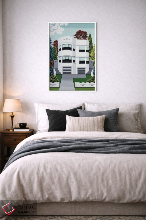 تابلو دکوراتیو زیبایی سبک آرت دکو اثر لیزا جپسون - D6W