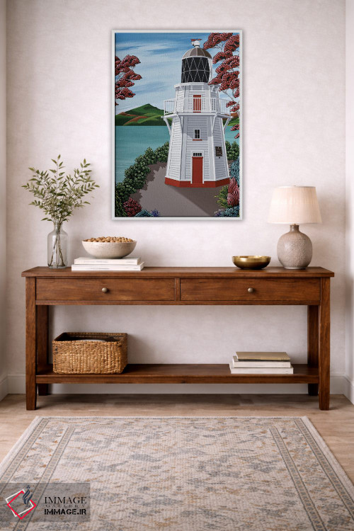 تابلو دکوراتیو نور آب های فیروزه ای اثر لیزا جپسون - D2W