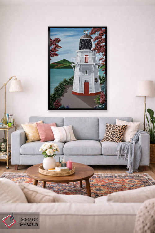 تابلو دکوراتیو نور آب های فیروزه ای اثر لیزا جپسون - D1B