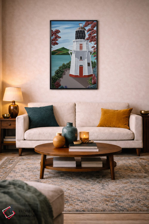 تابلو دکوراتیو نور آب های فیروزه ای اثر لیزا جپسون - D4B