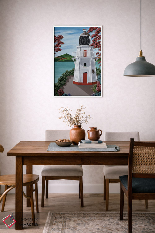 تابلو دکوراتیو نور آب های فیروزه ای اثر لیزا جپسون - D5W