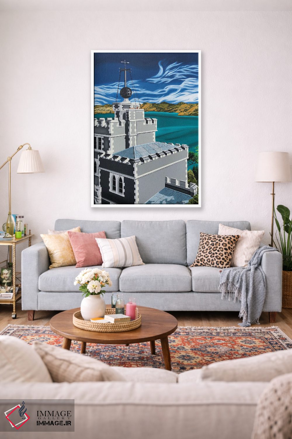 تابلو دکوراتیو ایستگاه تایم بال اثر لیزا جپسون - D1W