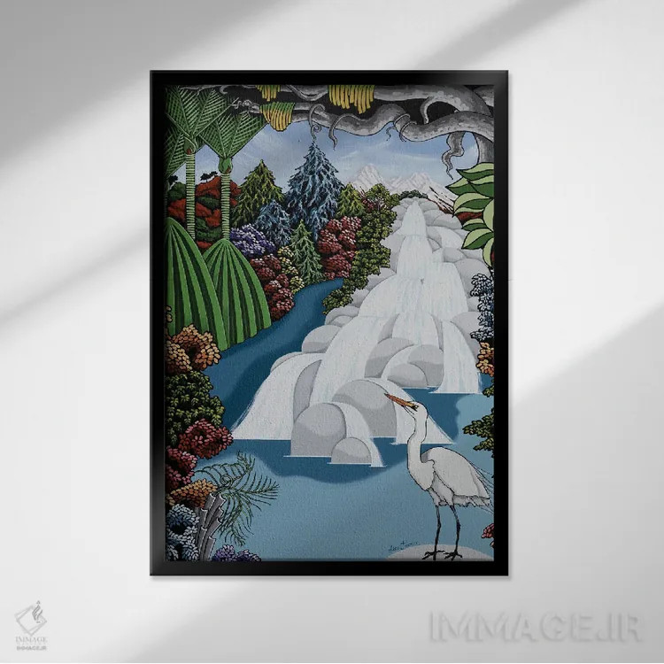 تابلو دکوراتیو شگفتی طبیعت اثر لیزا جپسون - نمای قابدار مشکی