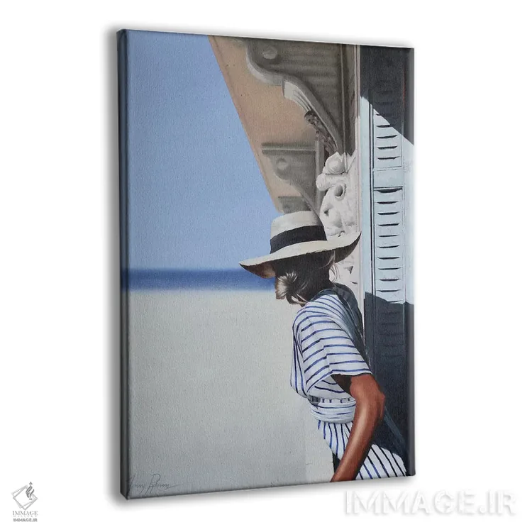 تابلو دکوراتیو اتاق با منظره اثر جانی پاپکس - نمای پرسپکتیو محصول