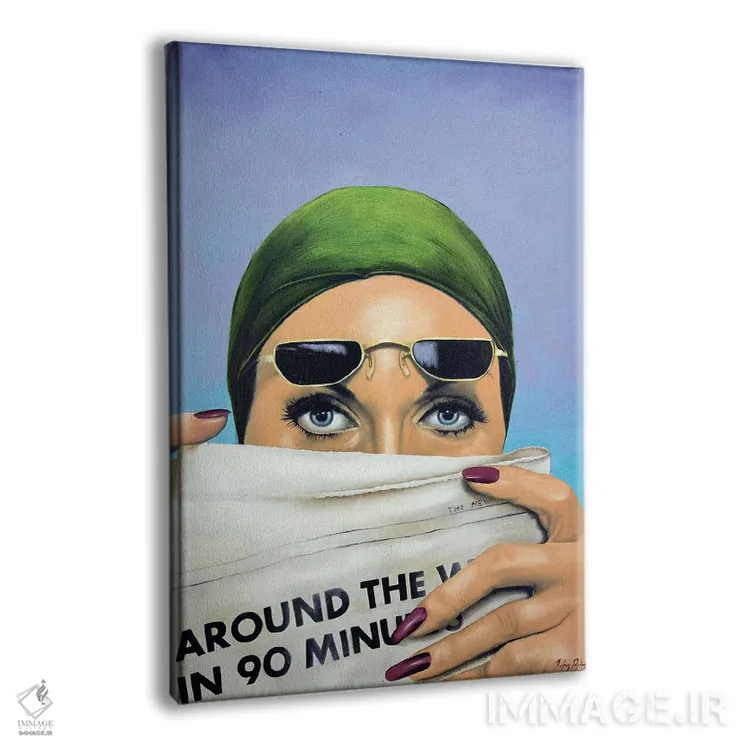 تابلو دکوراتیو تماشاگر بی ملاحظه اثر جانی پاپکس - نمای پرسپکتیو محصول