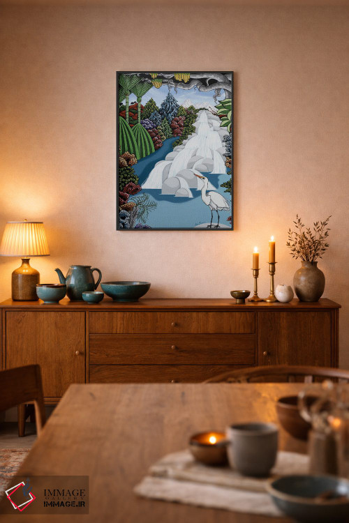 تابلو دکوراتیو شگفتی طبیعت اثر لیزا جپسون - D6B