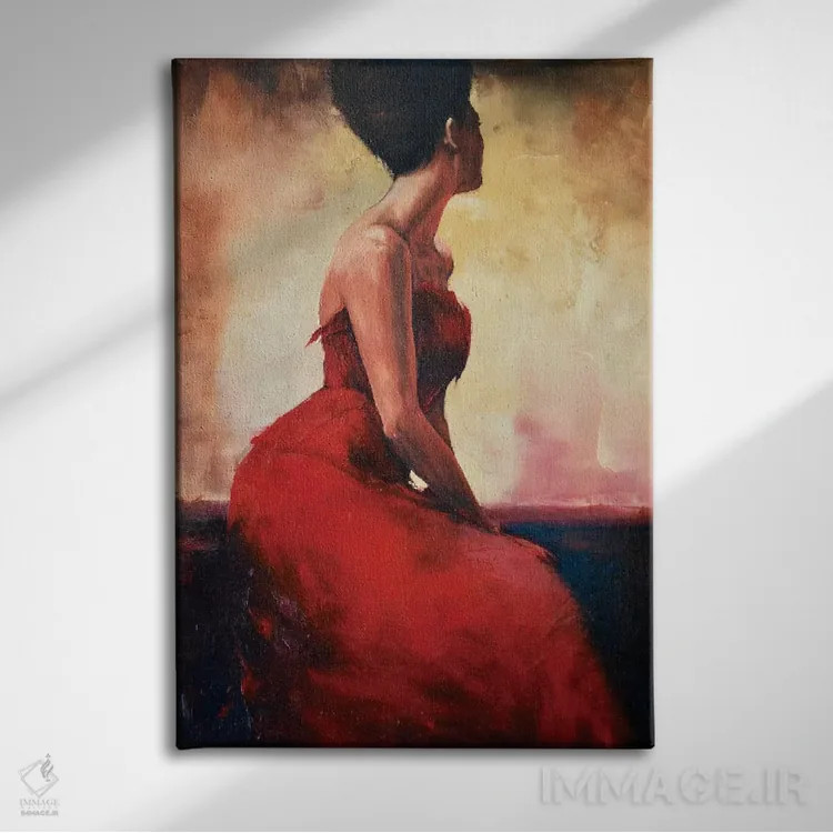 تابلو دکوراتیو قرار ملاقات برقرار نشده اثر جانی پاپکس - نمای روبهرو روی دیوار