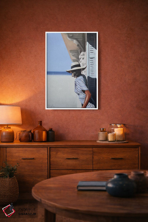 تابلو دکوراتیو اتاق با منظره اثر جانی پاپکس - D4W