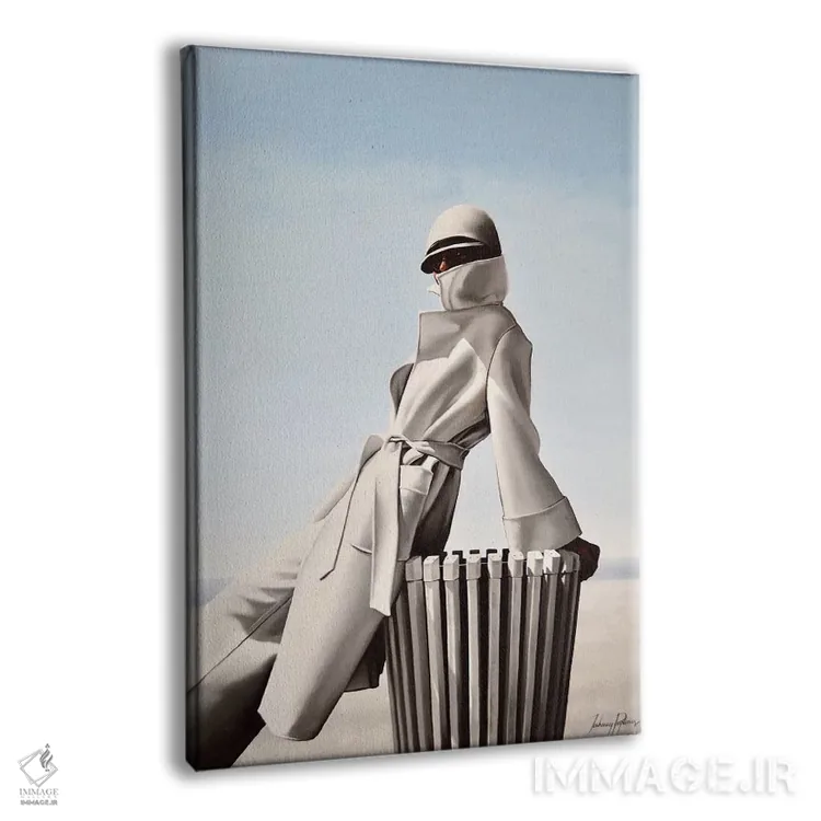 تابلو دکوراتیو هوای نامساعد اثر جانی پاپکس - نمای پرسپکتیو محصول