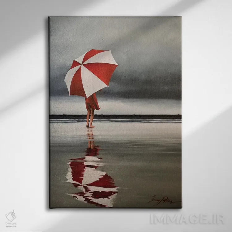 تابلو دکوراتیو نگهبان ساحلی اثر جانی پاپکس - نمای روبهرو روی دیوار