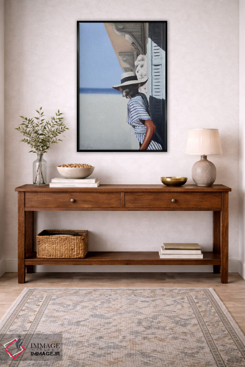 تابلو دکوراتیو اتاق با منظره اثر جانی پاپکس - D5B