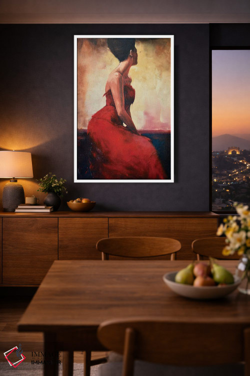 تابلو دکوراتیو قرار ملاقات برقرار نشده اثر جانی پاپکس - D5W