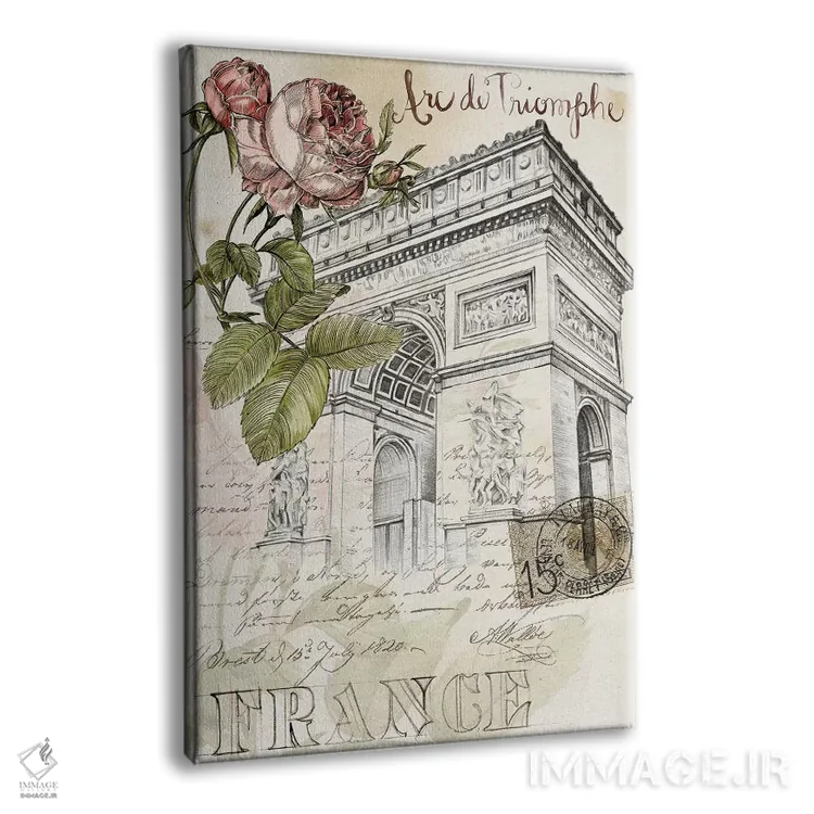 تابلو دکوراتیو دفتر طراحی پاریس دو اثر جنیفر پکستون پارکر - نمای پرسپکتیو محصول