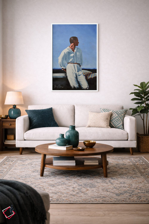 تابلو دکوراتیو کوت دازور اثر جانی پاپکس - D2W