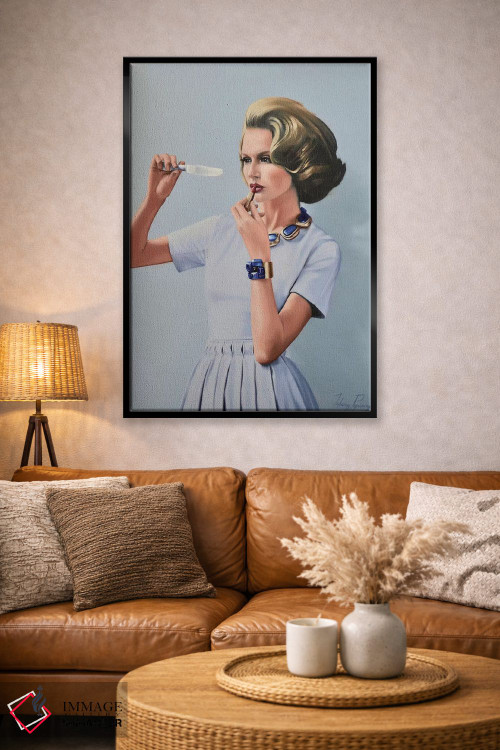 تابلو دکوراتیو بداهه نوازی اثر جانی پاپکس - D3B