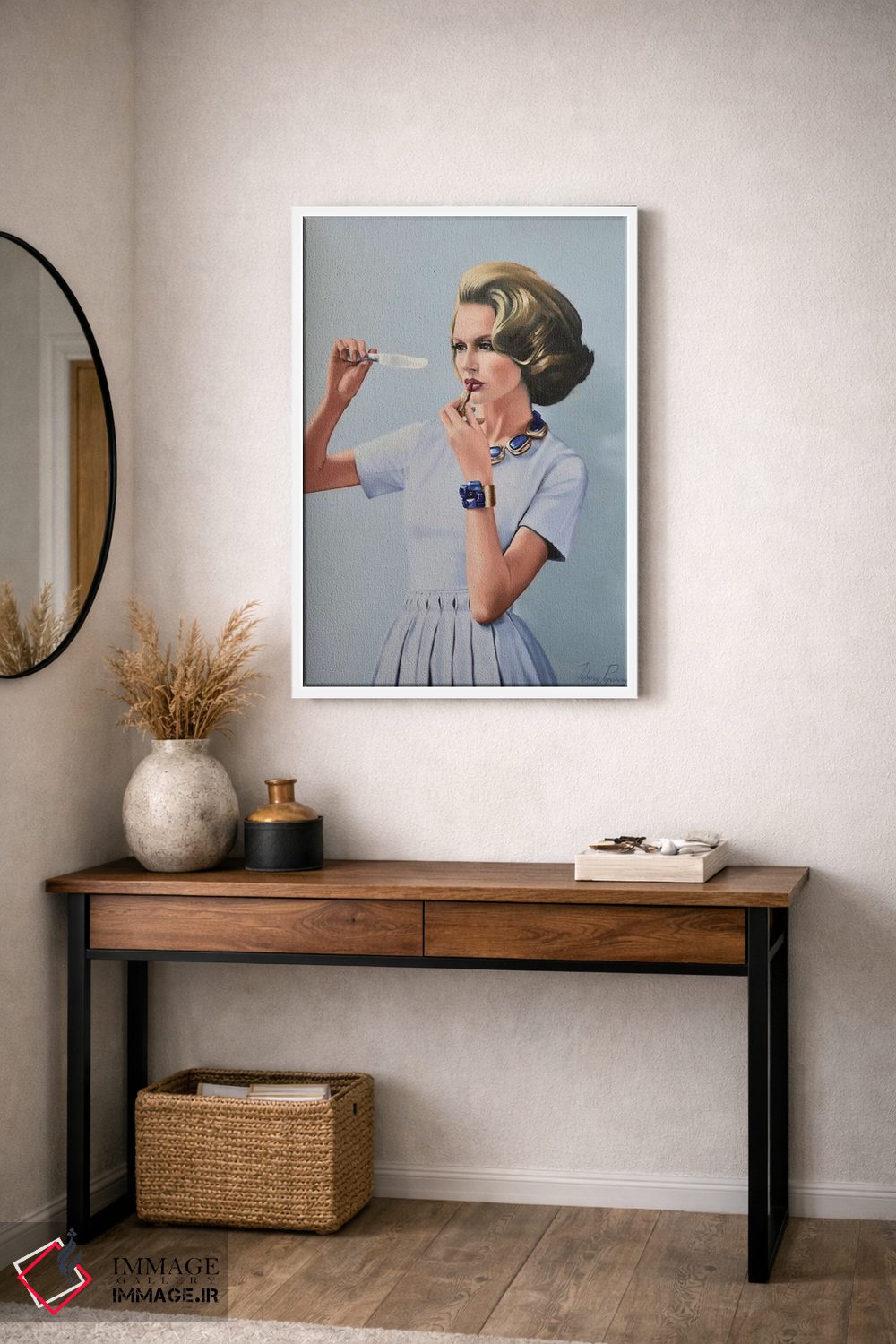 تابلو دکوراتیو بداهه نوازی اثر جانی پاپکس - D2W