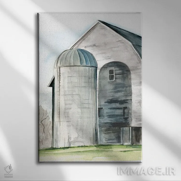 تابلو دکوراتیو انبار کهنه شماره یک اثر جنیفر پکستون پارکر - نمای روبهرو روی دیوار