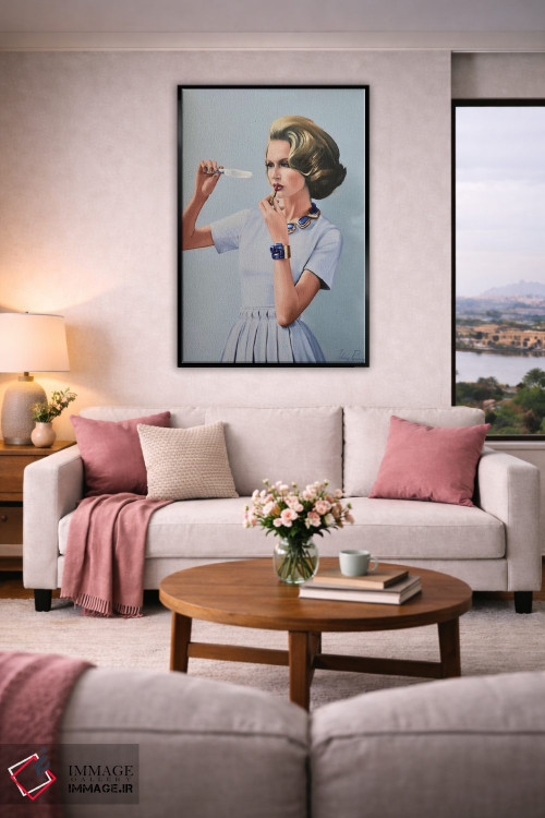 تابلو دکوراتیو بداهه نوازی اثر جانی پاپکس - D5B