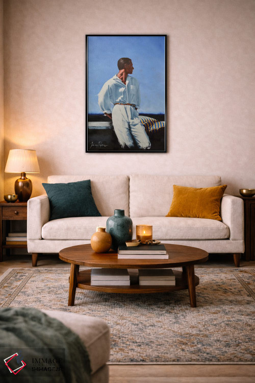 تابلو دکوراتیو کوت دازور اثر جانی پاپکس - D5B