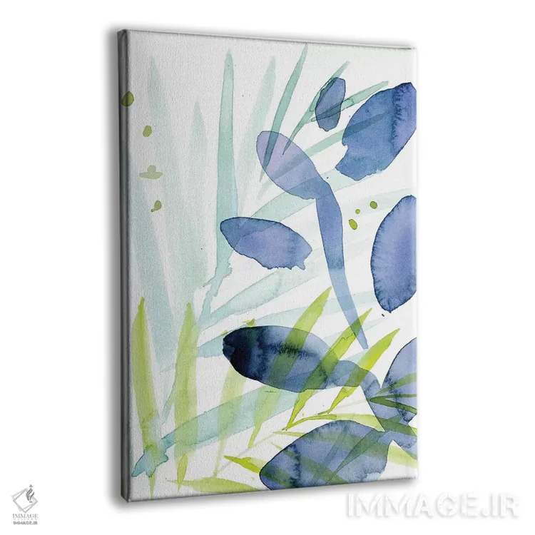 تابلو انتزاعی نخل های ملکه یک اثر جنیفر پکستون پارکر - نمای پرسپکتیو محصول