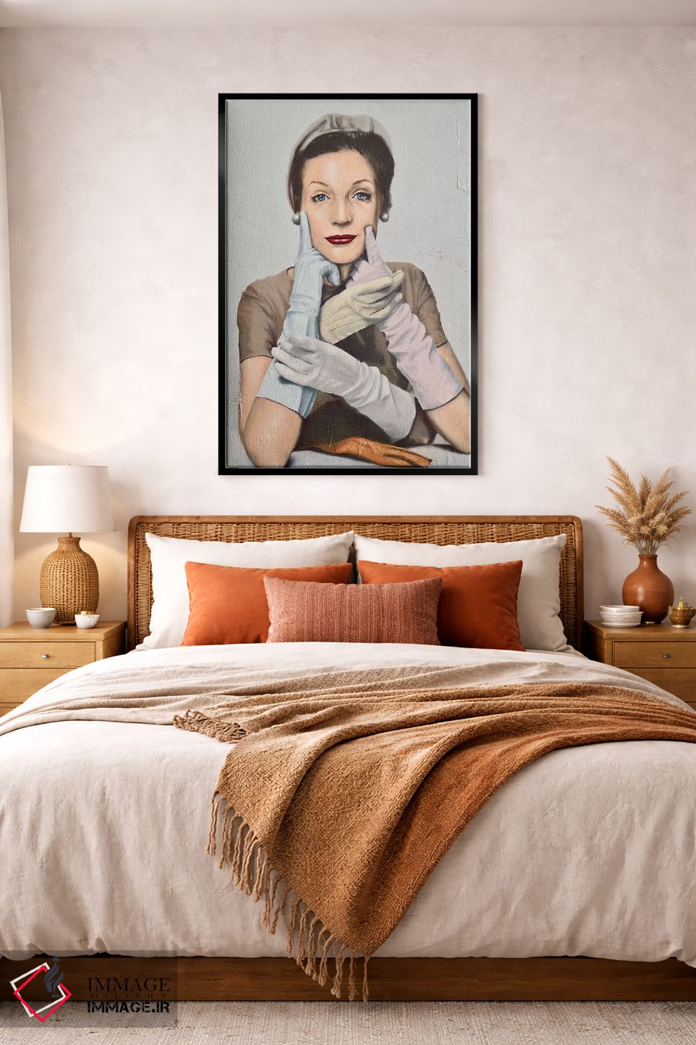 تابلو دکوراتیو دستکش ها اثر جانی پاپکس - D4B