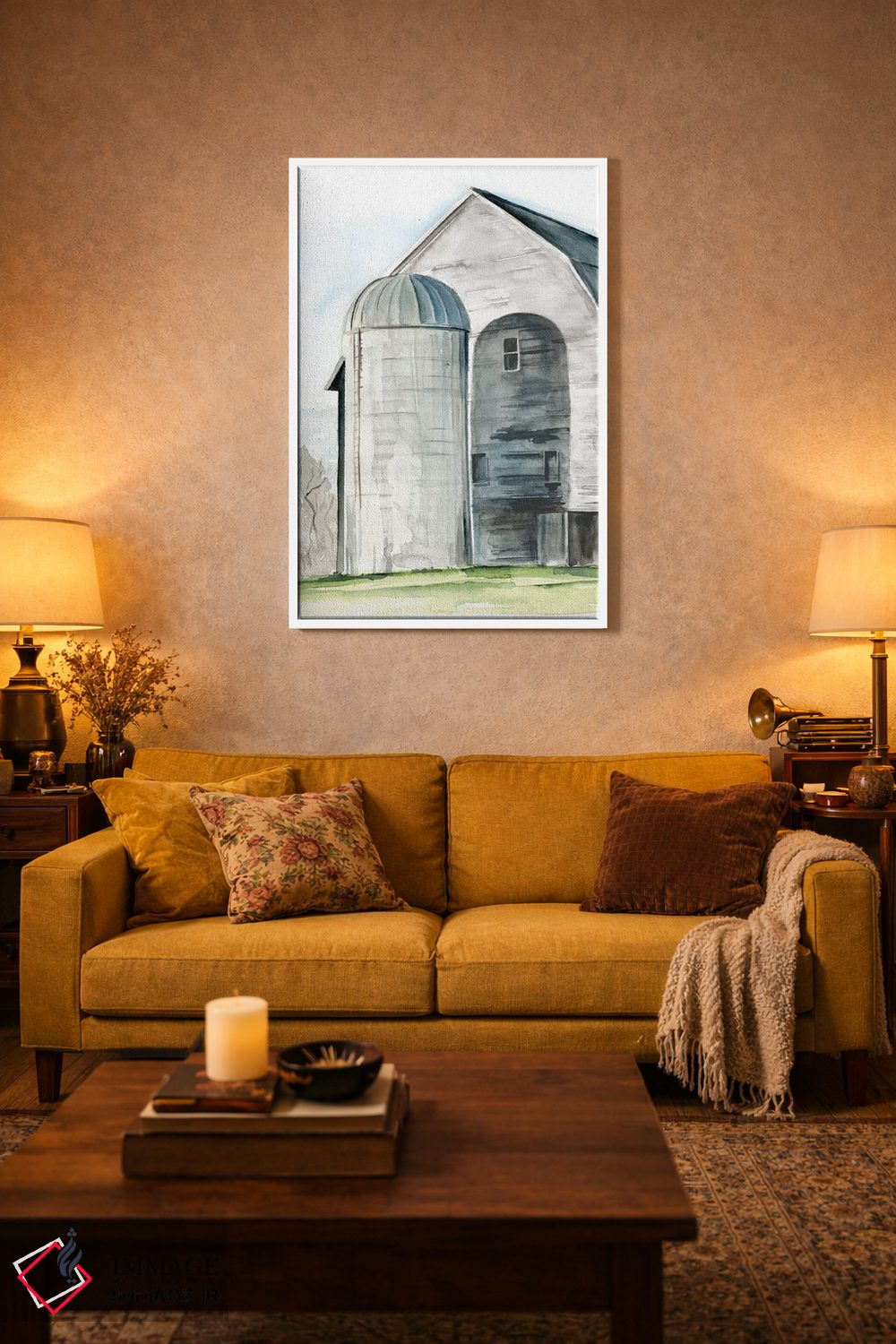 تابلو دکوراتیو انبار کهنه شماره یک اثر جنیفر پکستون پارکر - D3W