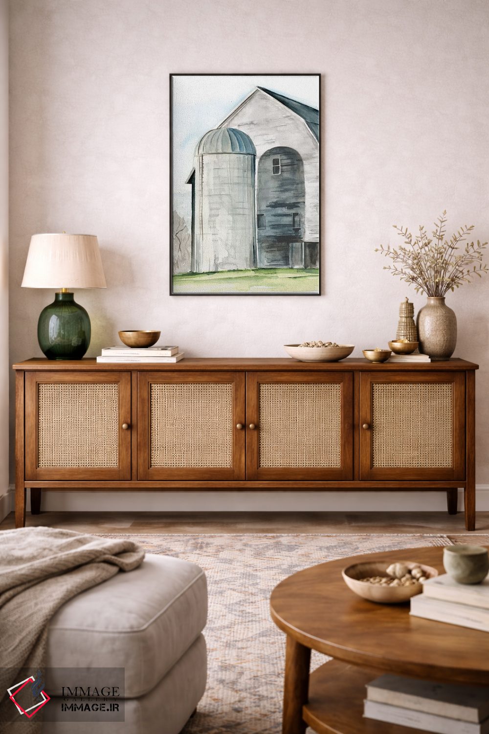 تابلو دکوراتیو انبار کهنه شماره یک اثر جنیفر پکستون پارکر - D5B