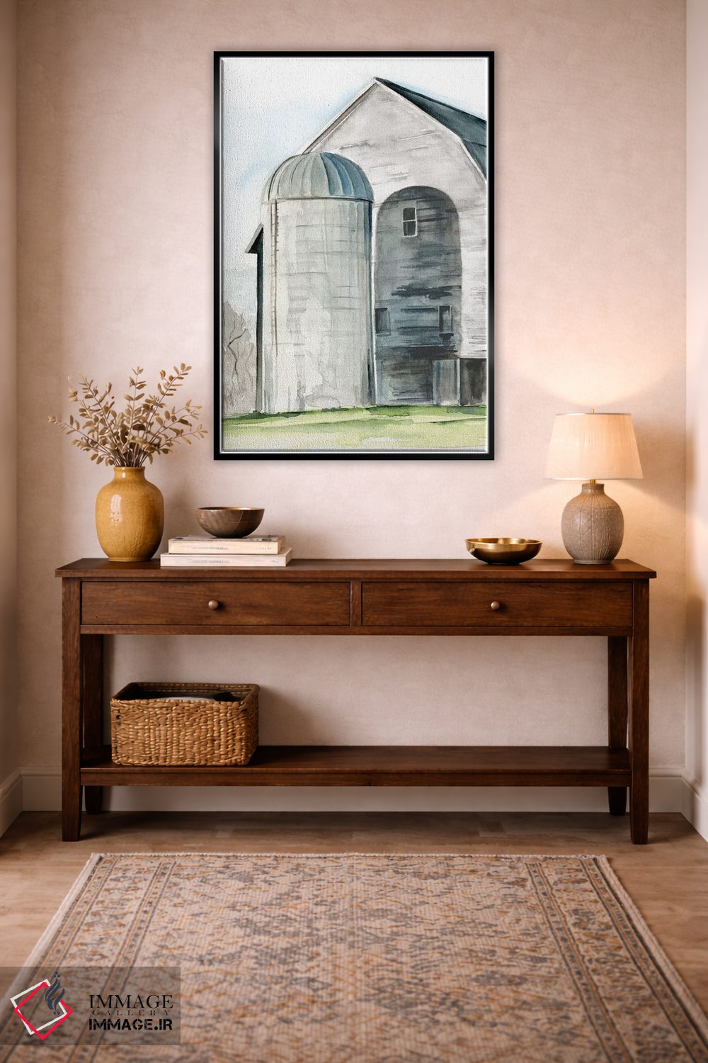 تابلو دکوراتیو انبار کهنه شماره یک اثر جنیفر پکستون پارکر - D6B