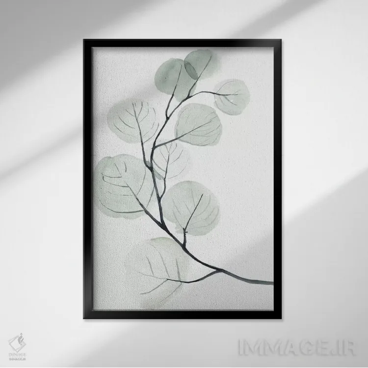 تابلو مینیمال سکه های نقره ای یک اثر جنیفر پکستون پارکر - نمای قابدار مشکی