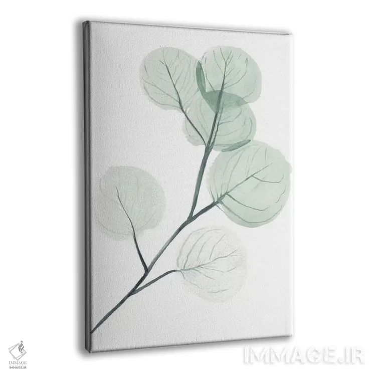 تابلو مینیمال سکه های نقره ای دو اثر جنیفر پکستون پارکر - نمای پرسپکتیو محصول