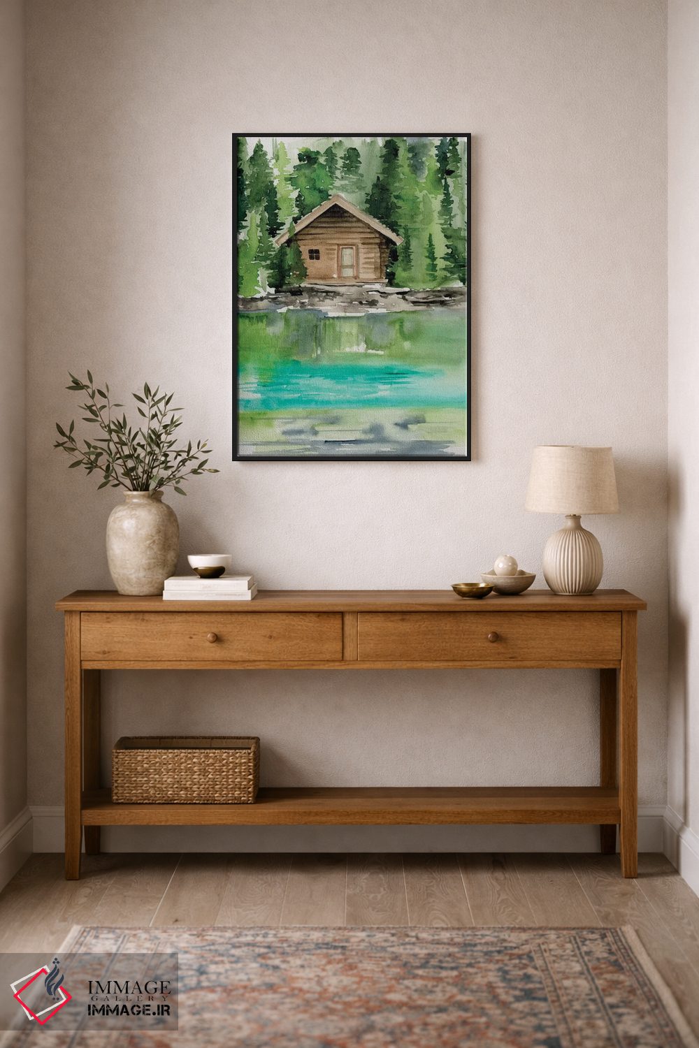 تابلو دکوراتیو منظره های دریاچه دو اثر جنیفر پکستون پارکر - D1B