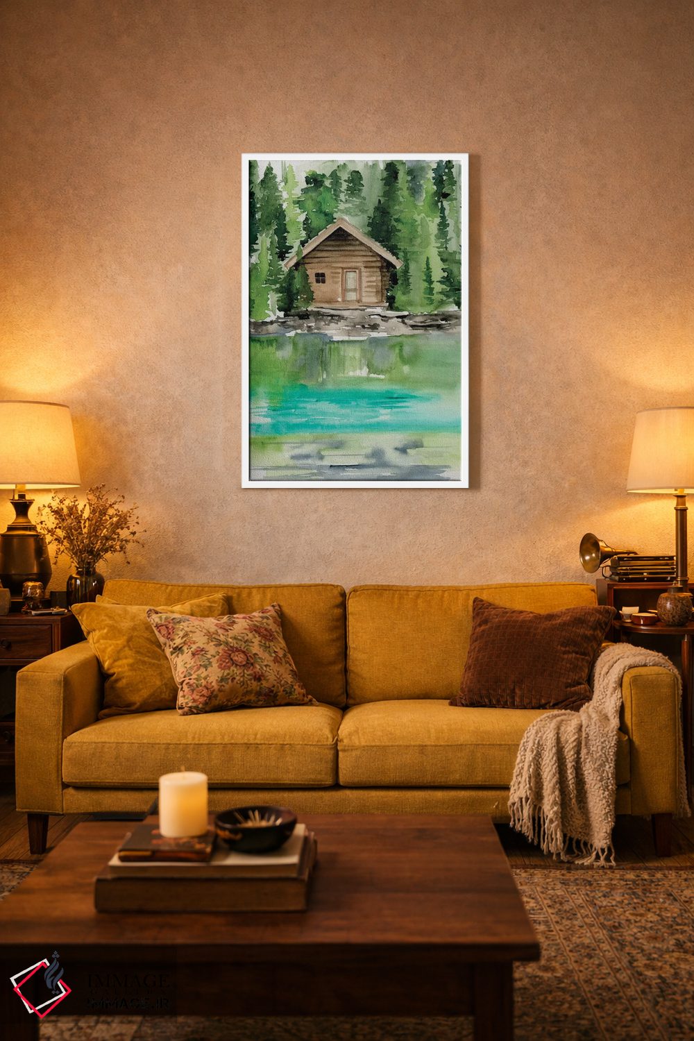 تابلو دکوراتیو منظره های دریاچه دو اثر جنیفر پکستون پارکر - D2W