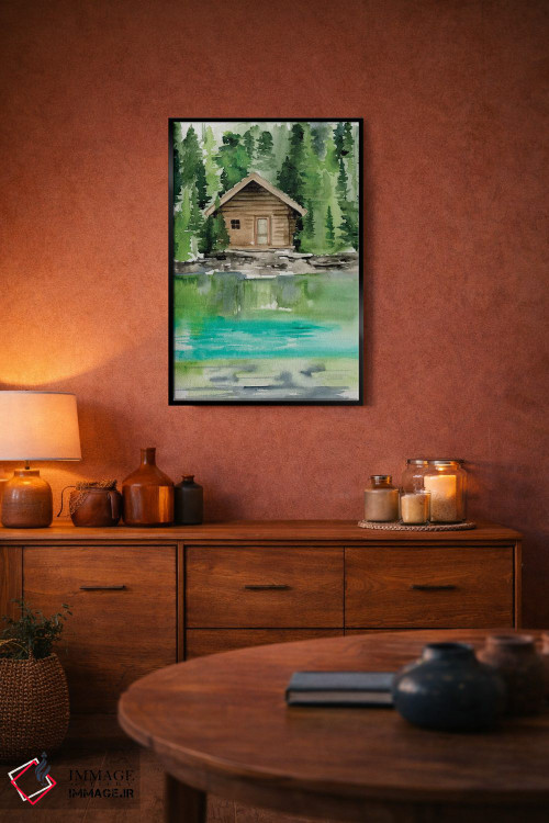 تابلو دکوراتیو منظره های دریاچه دو اثر جنیفر پکستون پارکر - D4B