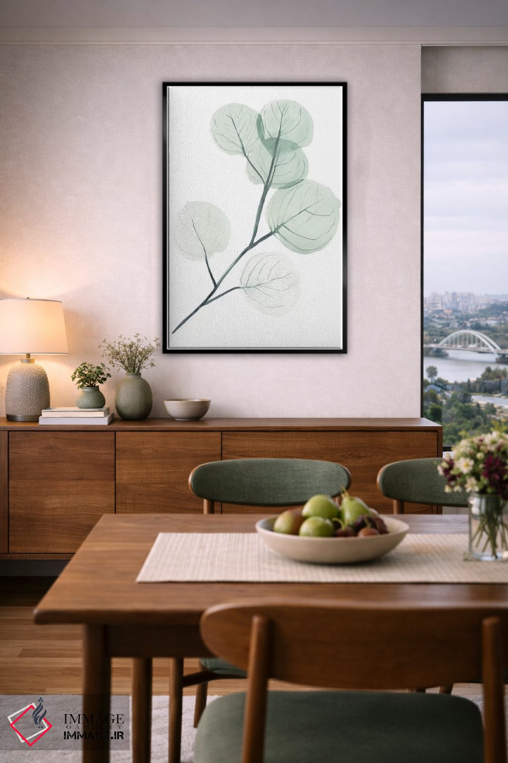 تابلو مینیمال سکه های نقره ای دو اثر جنیفر پکستون پارکر - D6B