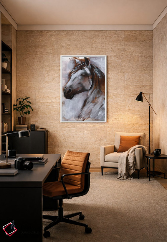 تابلو دکوراتیو جذابیت یال ۱ اثر جنیفر پکستون پارکر - D6W