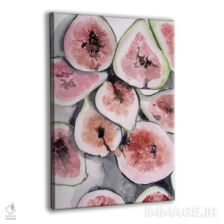تابلو دکوراتیو برش های میوه ۲ اثر جنیفر پکستون پارکر - نمای پرسپکتیو محصول